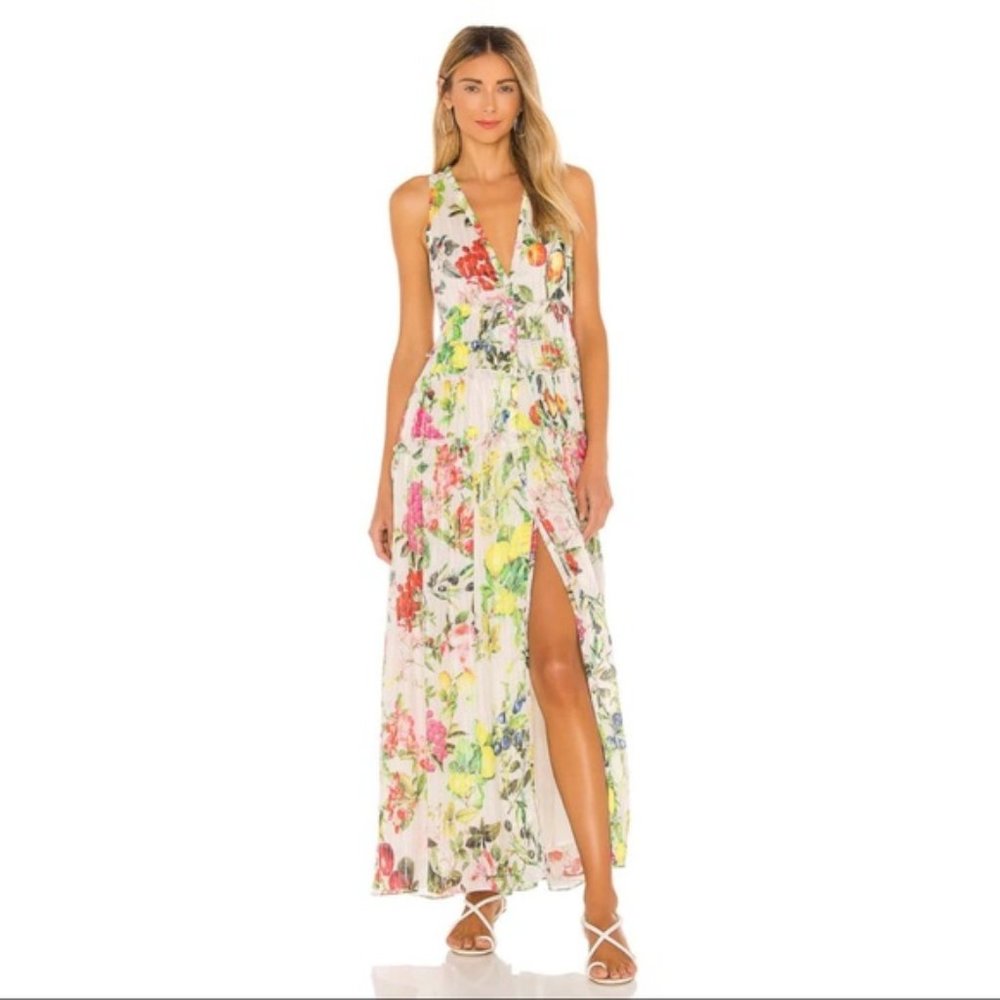 Rococo Sand Lulu (aka Coastal Print) Maxi Dress